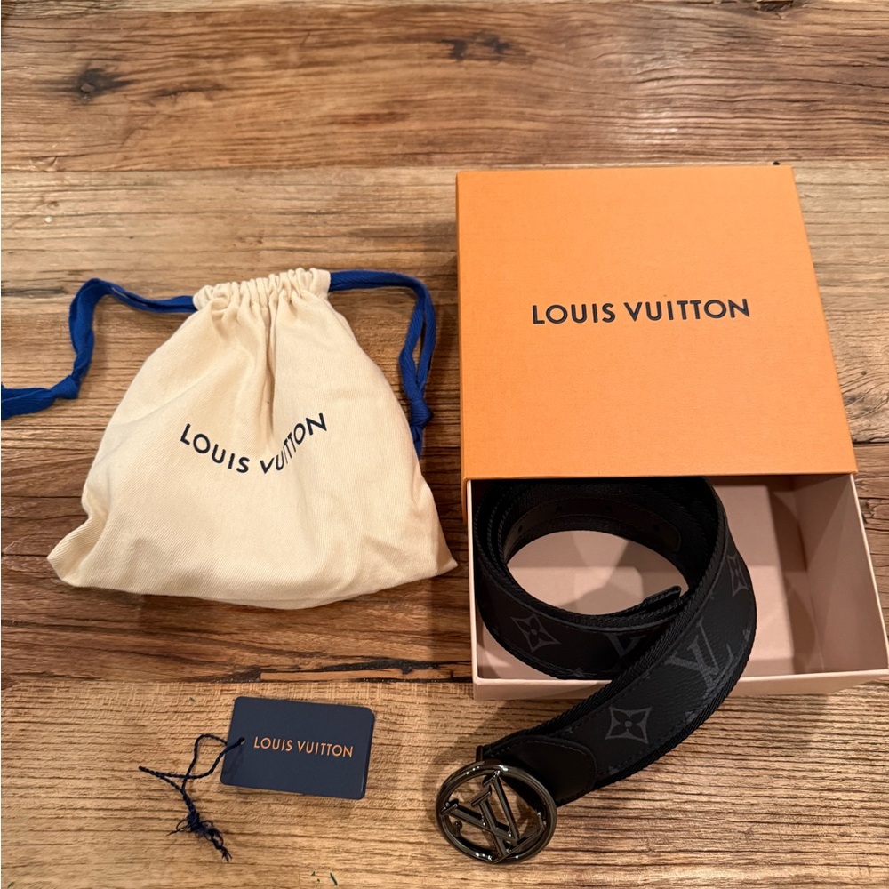 Authentic Louis Vuitton Monogram Leather Belt NWT
